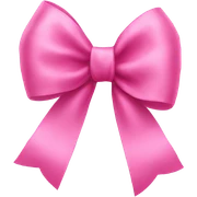 Pink bow  sticker