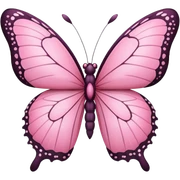 Mariposa rosa sticker