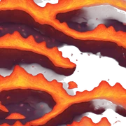lava ocean sticker