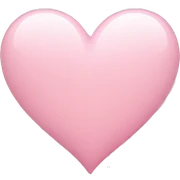 Light pink heart sticker