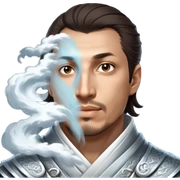 Moonlit Samurai sticker