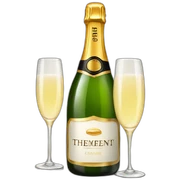 Champagne sticker