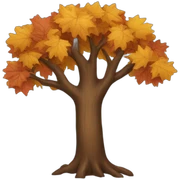 autumn tree sticker