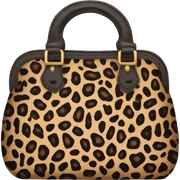 leopard print purse sticker