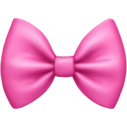 Pink bow sticker