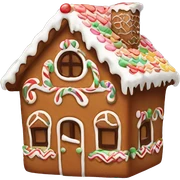 Gingerbread house sticker