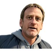 man in jacket outdoors sticker