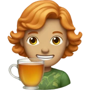Ginger tea sticker