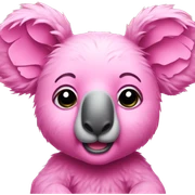 pink koala sticker