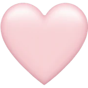 Light pink heart sticker