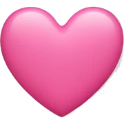 Pink heart sticker