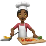 Me cooking sticker