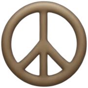 Peace sticker