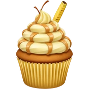 Cupcake de banana e canela sticker