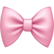 light pink bow  sticker