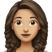 brunette sticker