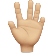OK fingers sticker