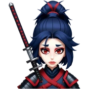 Fierce Samurai sticker