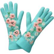 Beautiful floral finnish gloves sticker
