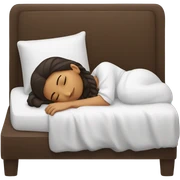 Brunette girl sleeping sticker