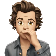 Harry styles blowing a kiss  sticker