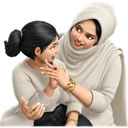 black haired girls in jewelry sticker