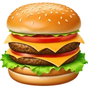 burger sticker