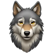Wolf sticker