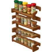 Spice rack sticker