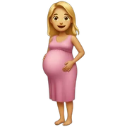 pregnant woman sticker