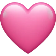 pink heart sticker