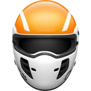 racing helmet Norris  sticker