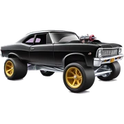 Hot wheels 69 Nova Batman’s favorite, shaped like a top fuel Dragster  sticker