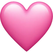 pink heart sticker