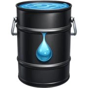 oil sludge in barrel  sticker