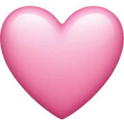 Pink heart sticker