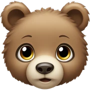 Baby bear sticker