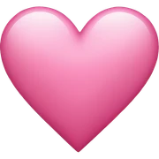 Pink heart  sticker