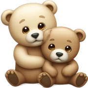 Cute bears like friends sticker