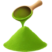 matcha powder sticker
