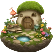 Fairy garden  sticker
