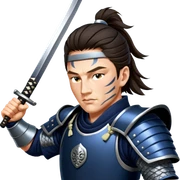 Warrior Samurai sticker