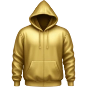 Golden hoodie sticker