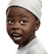 dark-skinned boy meme expression sticker
