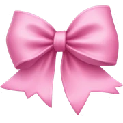 pink bow sticker