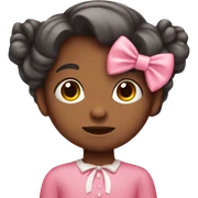 Cute pink bow sticker