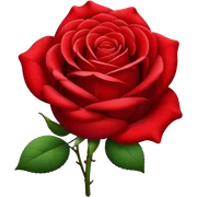 Romantic warm lush rose sticker