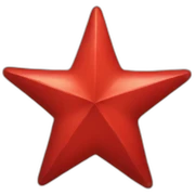 red star sticker