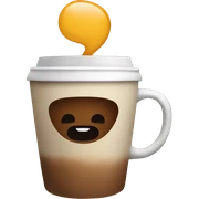 Coffee in hands sticker