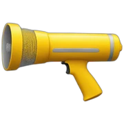 altavoz amarillo sticker